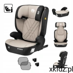 Tulano Fotelik samochodowy 15-36kg isofix i-Size podstawka JOY 45 Beige