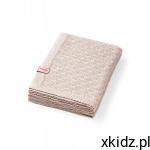 Babyono Kocyk dzianinowy 75x100 bambusowy dla niemowląt 1673/02 jasny beż