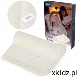 Lionelo otulacz kocyk 70x100 cm miękki bawełniany 6 WARSTW muślin Cream