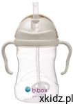 B.BOX Kubek Bidon z Obciążoną Słomką 240 ml Latte