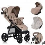 Lionelo kompaktowy WÓZEK SPACEROWY składany ANNET PLUS Beige Sand