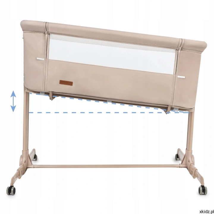 Kidwell NALI beige - funkcja pochylenia materaca przy katarze