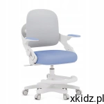 Mark Adler JUNIOR 4.3 Fotel obrotowy ergonomiczny 90-150 cm BLUE-GREY