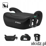 TULANO Fotelik Samochodowy PODSTAWKA 125-150cm CABBY 20 Black