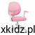 Fotel dla dziecka Mark Adler Junior 3.1 PINK - widok całego fotela w kolorze różowym